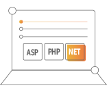 支持ASP、PHP、.Net等多種語言開發(fā)